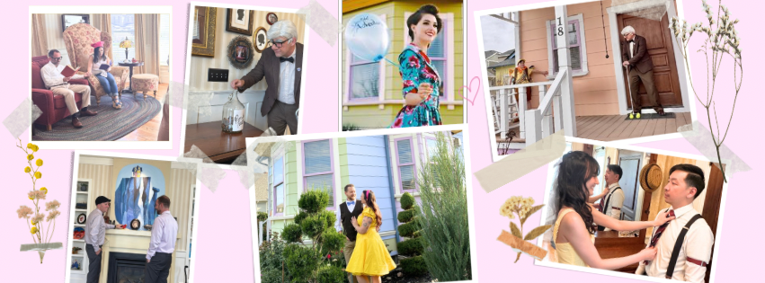 Adventure book collage